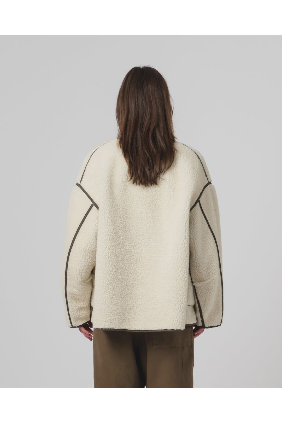 G.O.D Solar Piumino Nylon Jacket - Fossil/Off White