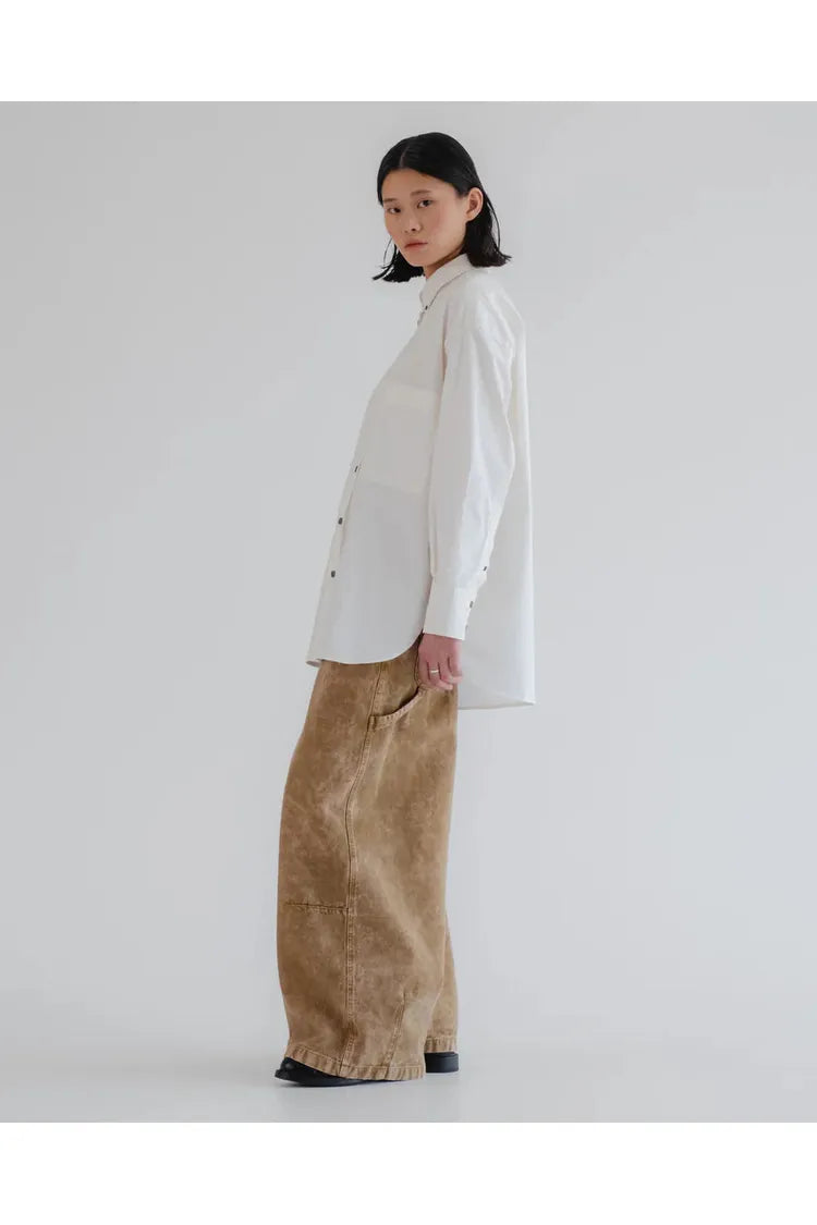 G.O.D. Icon Poplin Shirt - Milk - DUNE + SALT