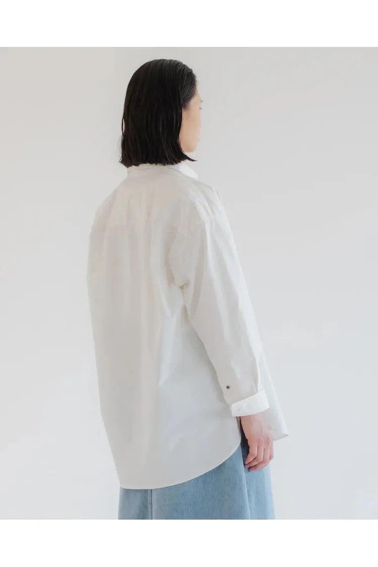 G.O.D. Icon Poplin Shirt - Milk - DUNE + SALT