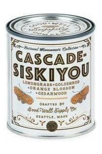 Good & Well Supply Co. Cascade-Siskyou Candle - Lemongrass, Goldenrod & Orange Beige