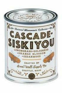 Good & Well Supply Co. Cascade-Siskyou Candle - Lemongrass, Goldenrod & Orange Beige