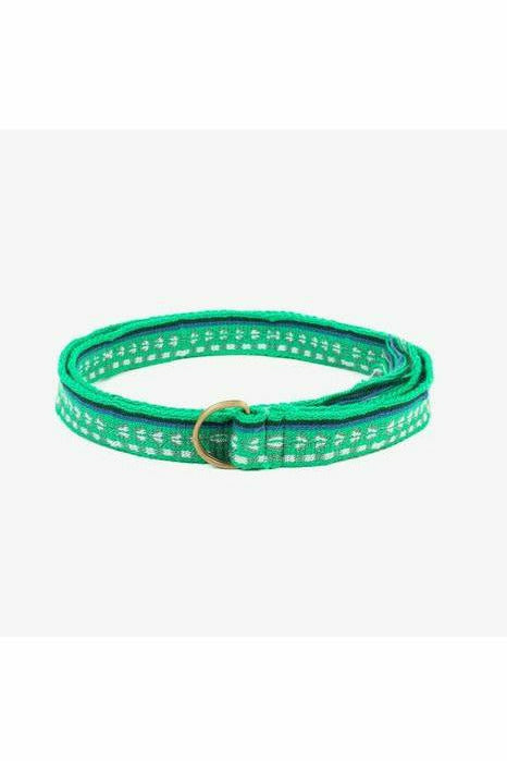 Guanabana Handmade Buckle Belt - Assorted Colors Medium Sea Green