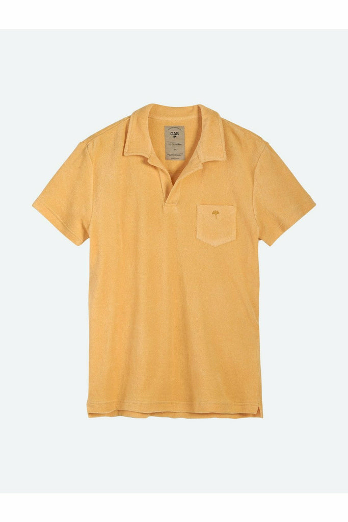 OAS Solid Terry Shirt - Peach Sandy Brown