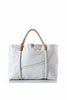 Sea Bags Wharf Tote - White Gray