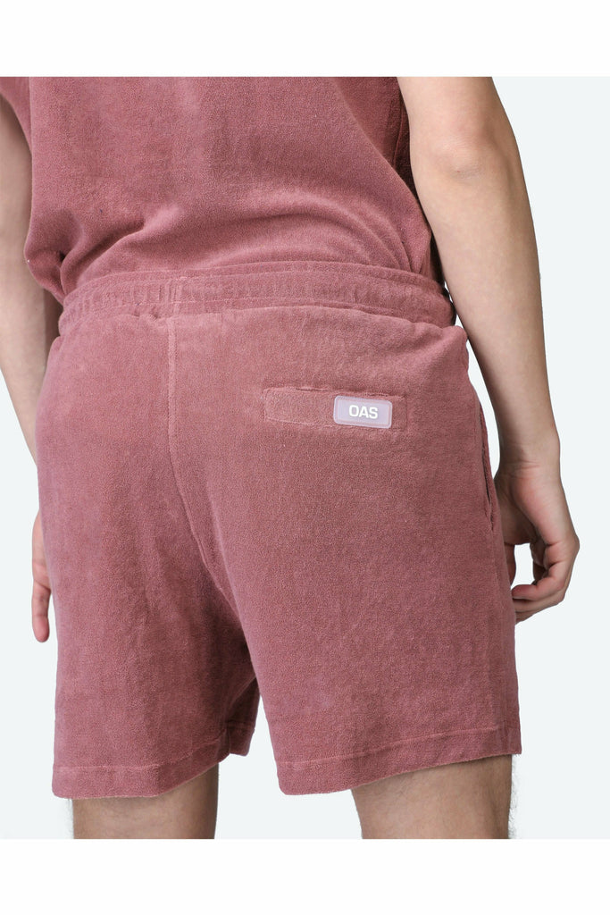 OAS Terry Shorts - Dusty Plum Rosy Brown