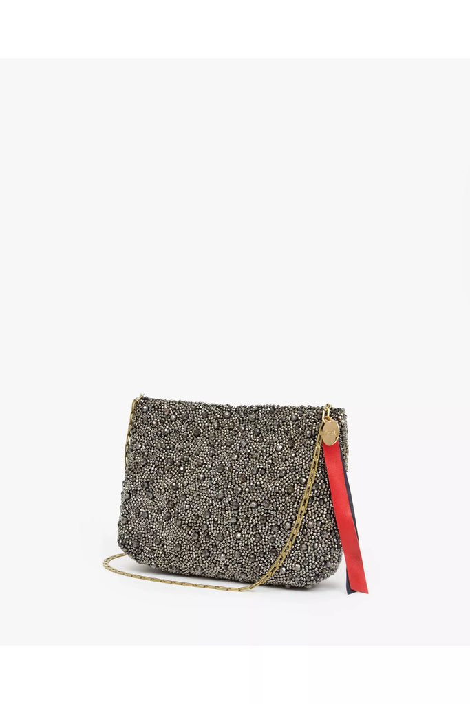 Hematite Beaded Estelle Bag