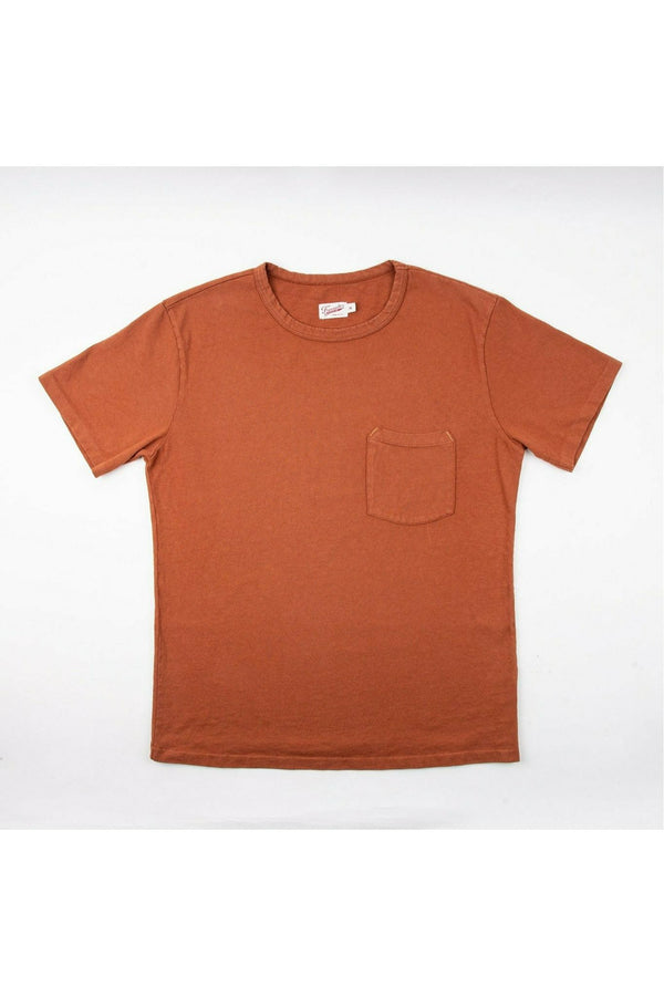 Freenote Cloth 13 Ounce Pocket T-Shirt - Rust Sienna