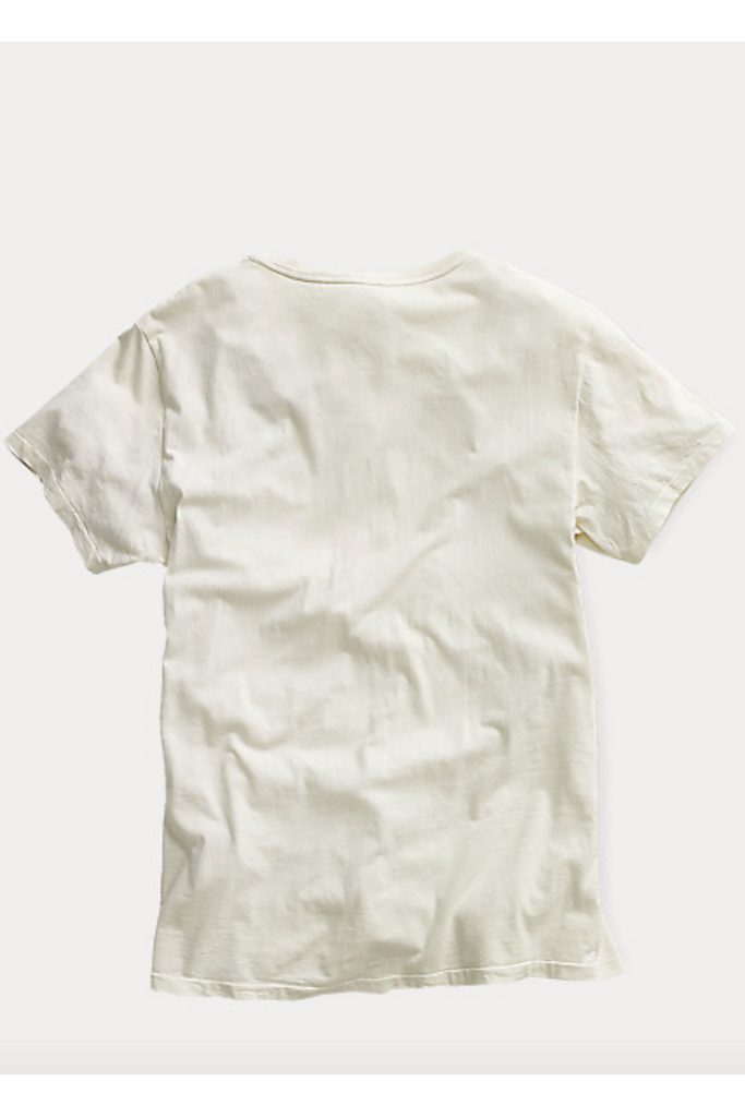 RRL Cotton Jersey Crewneck T-Shirt - White Light Gray