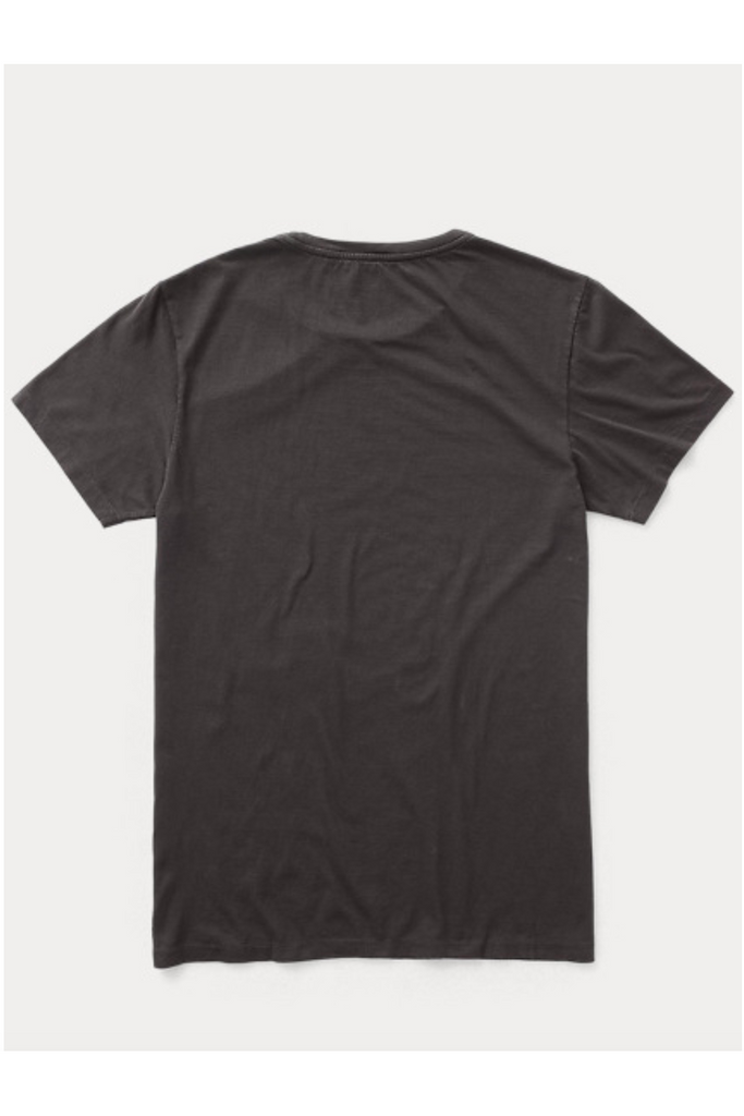 RRL Cotton Jersey Crewneck T-Shirt - Black Dark Slate Gray