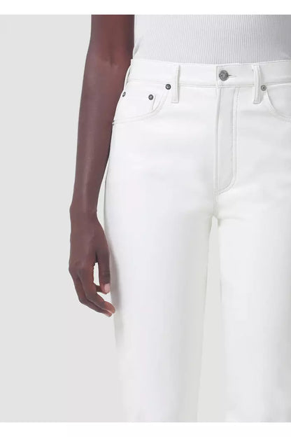 Recycled Leather Riley Long High Rise Straight - Lace - DUNE + SALT