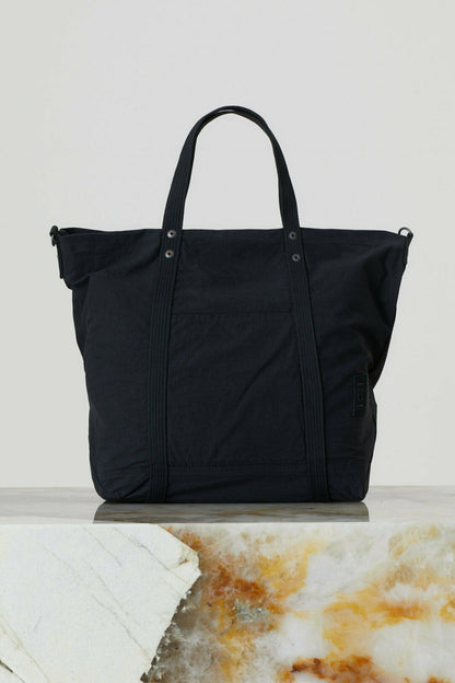 Cotton Canvas Tote Bag - Black - DUNE + SALT