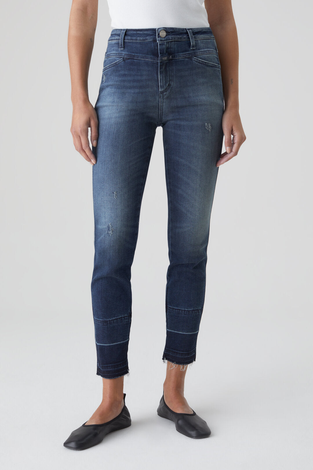 Skinny Pusher Super Stretch Denim - Dark Blue - DUNE + SALT