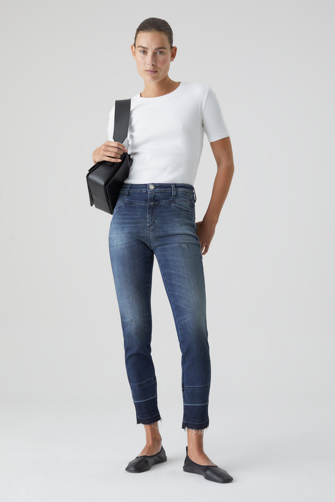 Skinny Pusher Super Stretch Denim - Dark Blue - DUNE + SALT