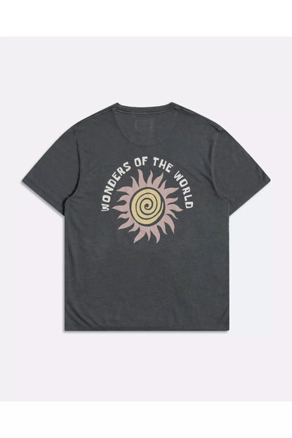 Wonders Sun Swirl Print Graphic T-Shirt - Blue Night - DUNE + SALT