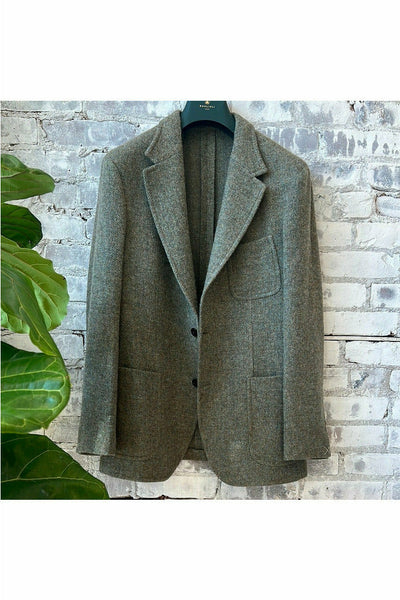 argue SHETLANDWOOLLINEN SOFTTWISTJACKET - アウター