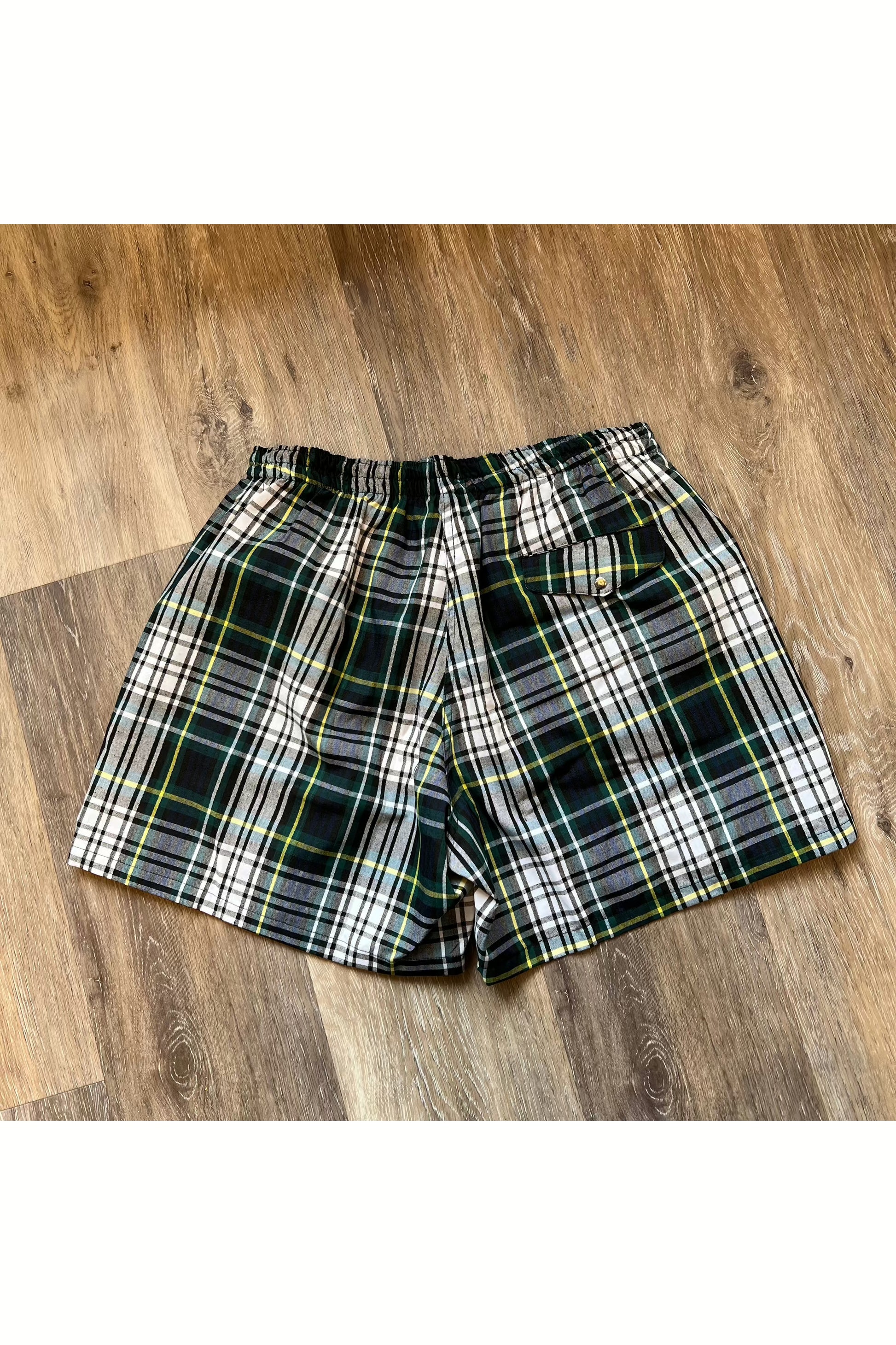 Jeffery Hybrid Trunk - Green/Blue Plaid - DUNE + SALT