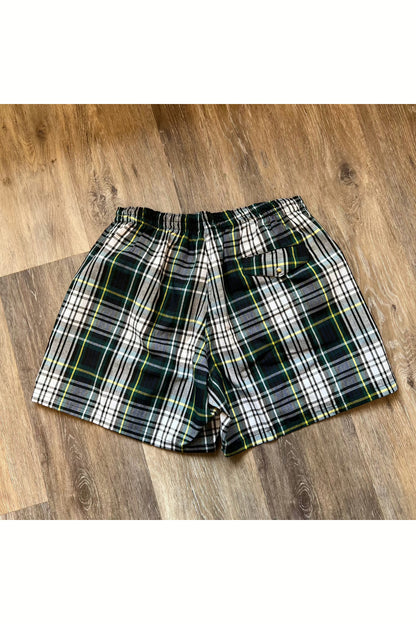 Jeffery Hybrid Trunk - Green/Blue Plaid - DUNE + SALT