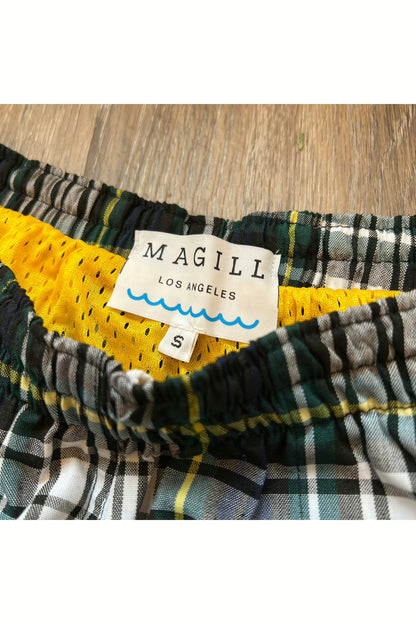 Jeffery Hybrid Trunk - Green/Blue Plaid - DUNE + SALT