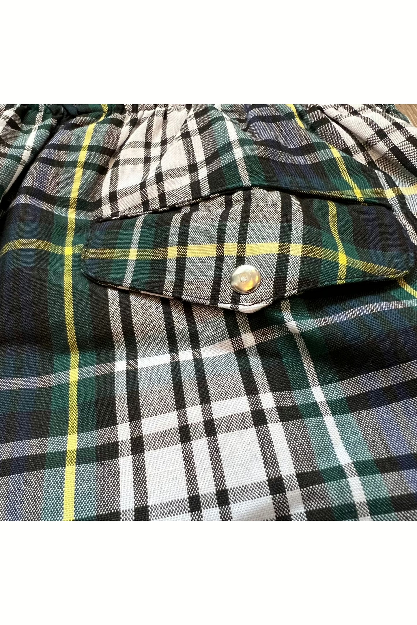 Jeffery Hybrid Trunk - Green/Blue Plaid - DUNE + SALT