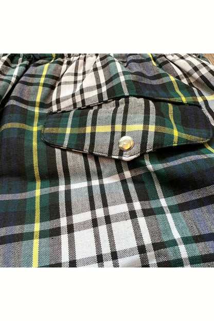 Jeffery Hybrid Trunk - Green/Blue Plaid - DUNE + SALT