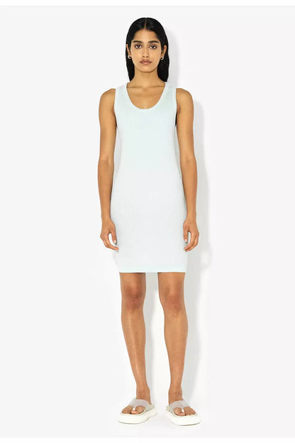 Gemini Rib Racerback Dress - Salt - DUNE + SALT