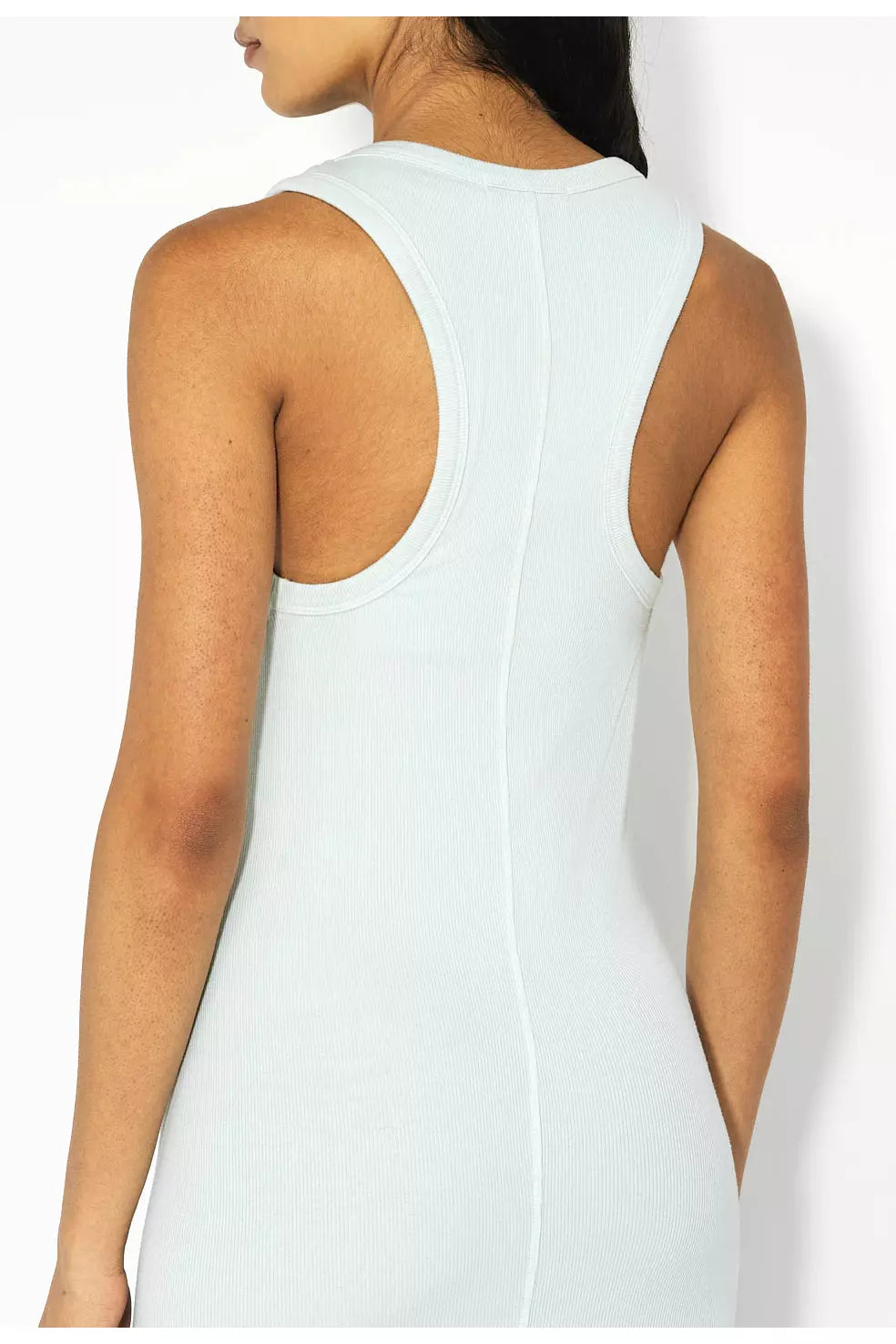 Gemini Rib Racerback Dress - Salt - DUNE + SALT