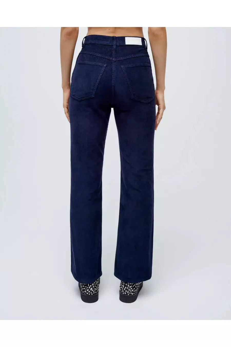 70s Corduroy Pocket Loose Flare - Navy - DUNE + SALT
