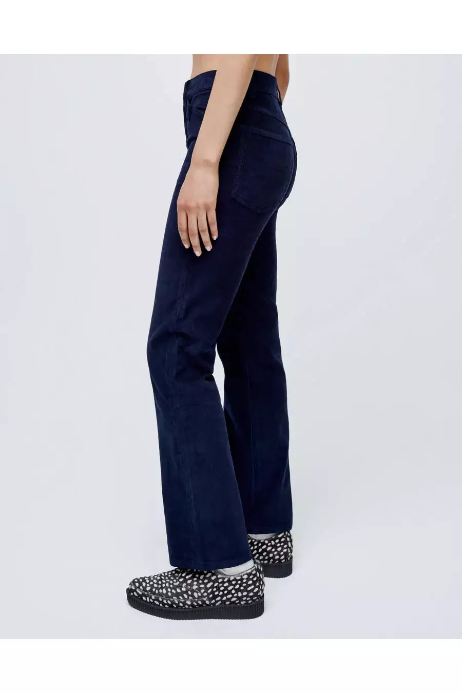 70s Corduroy Pocket Loose Flare - Navy - DUNE + SALT