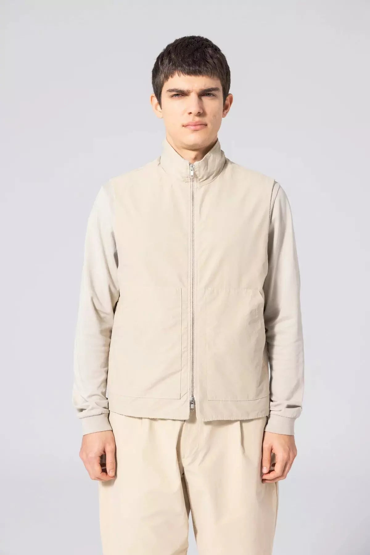 Reversible Technical Vest - Beige - DUNE + SALT