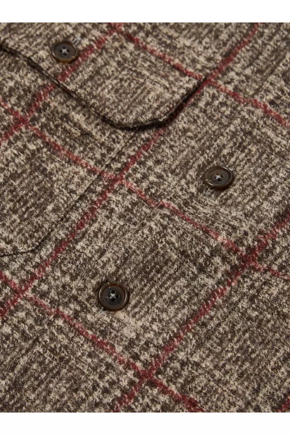 L/S Fleece Utility Shirt - Brown Bari - DUNE + SALT