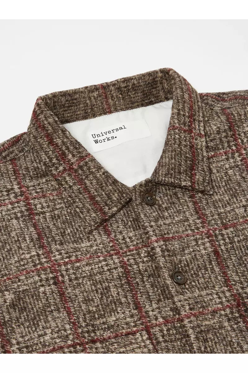 L/S Fleece Utility Shirt - Brown Bari - DUNE + SALT