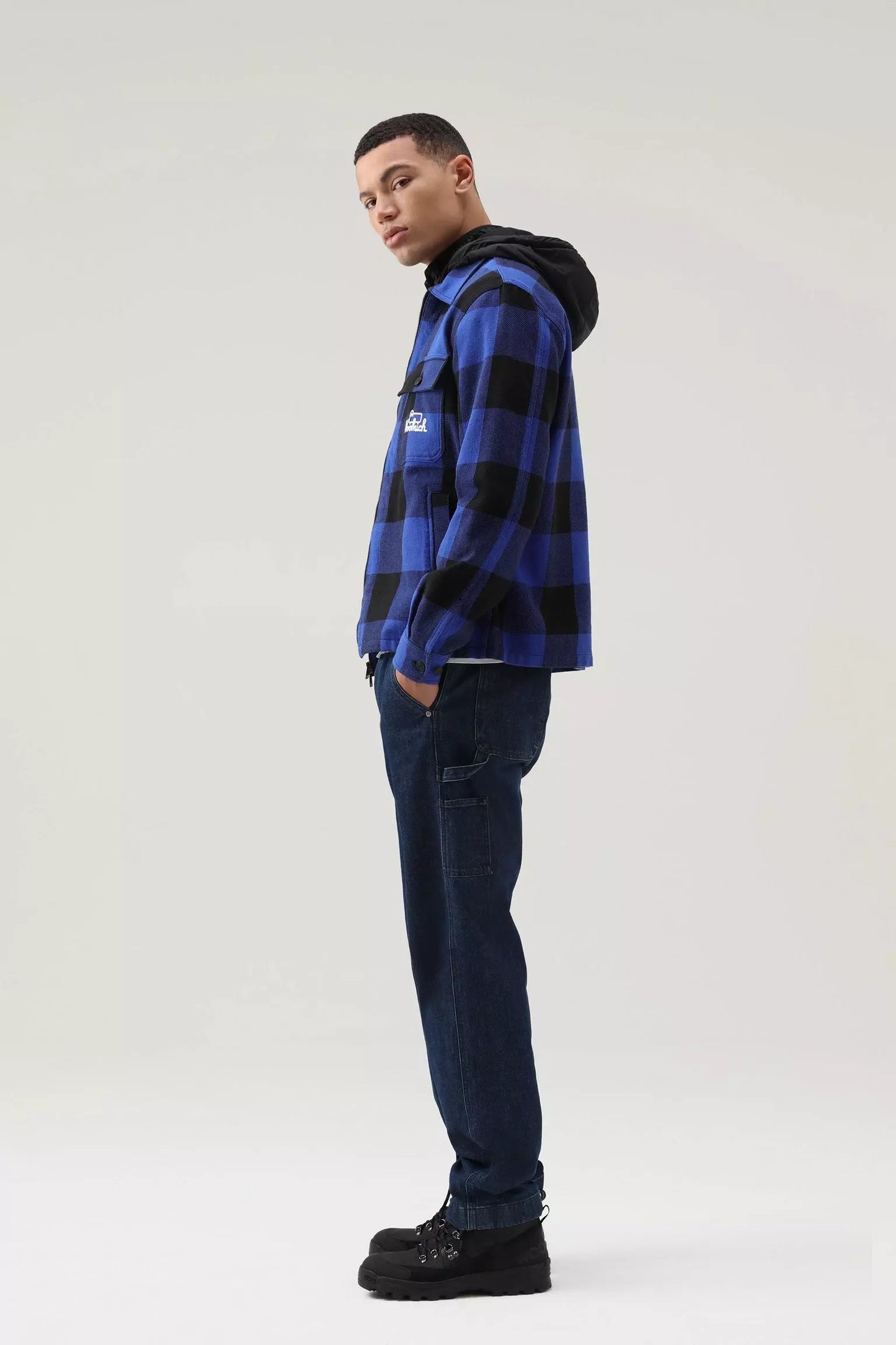 Timber Flannel Check Overshirt - Royal Buffalo - DUNE + SALT