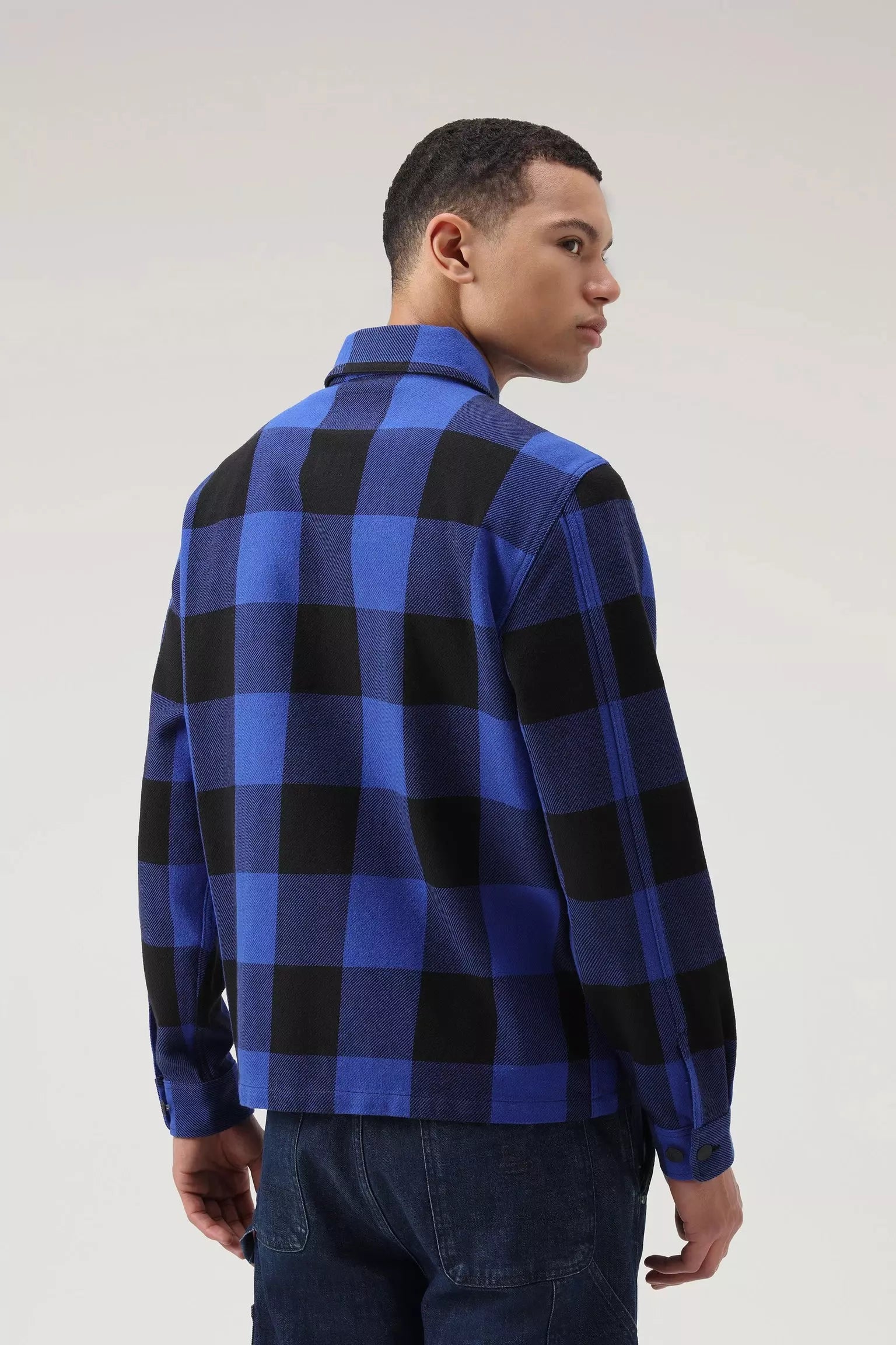 Timber Flannel Check Overshirt - Royal Buffalo - DUNE + SALT