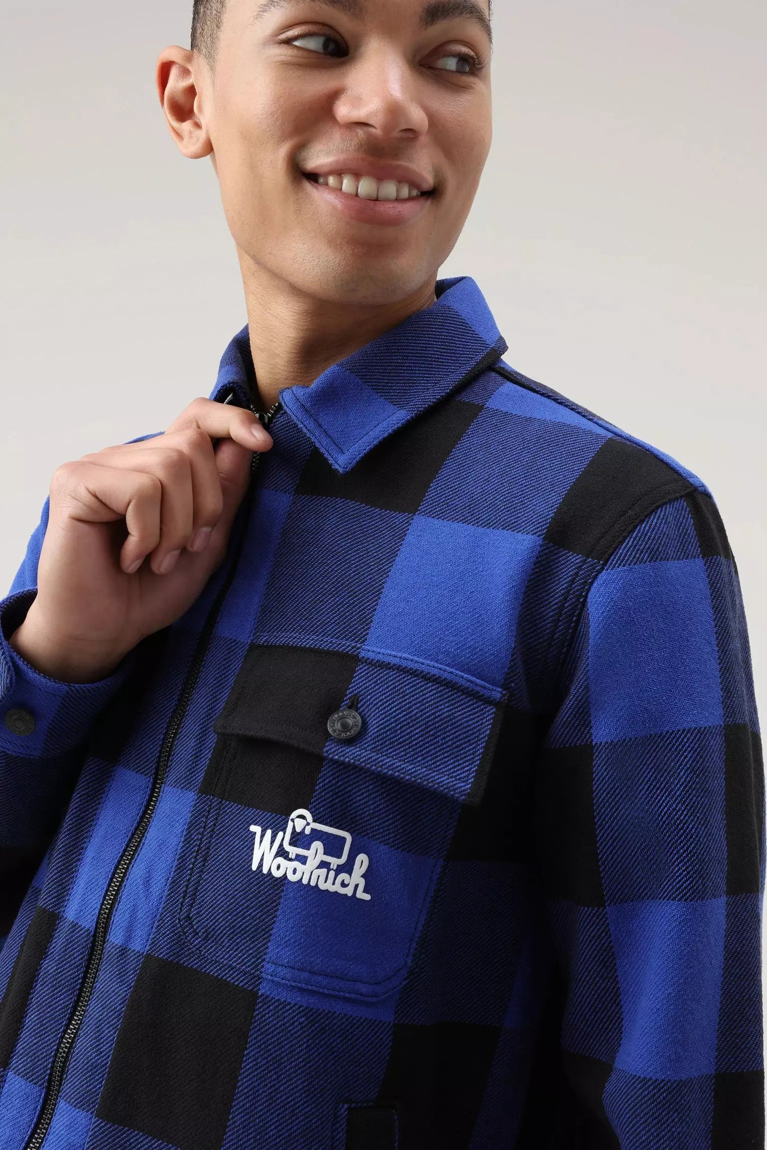 Timber Flannel Check Overshirt - Royal Buffalo - DUNE + SALT